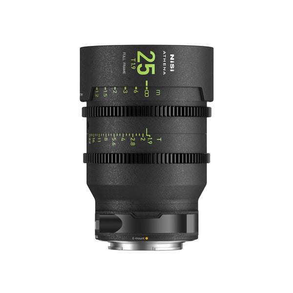 NiSi Athena Prime Full-Frame 25mm T1.9 (E-mount, Drop-in Filter)
