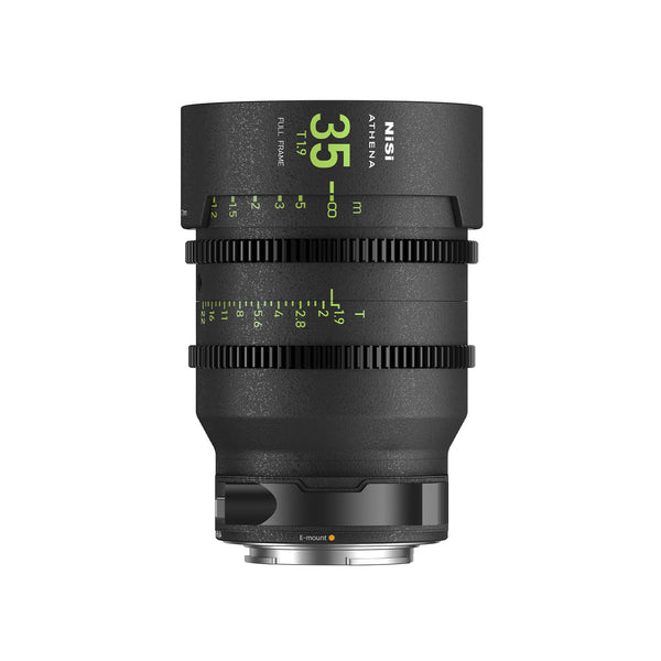 NiSi Athena Prime Full-Frame 35mm T1.9 (E-mount, Drop-in Filter)