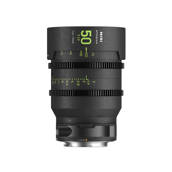 NiSi Athena Prime Full-Frame 50mm T1.9 (E-mount, Drop-in Filter)