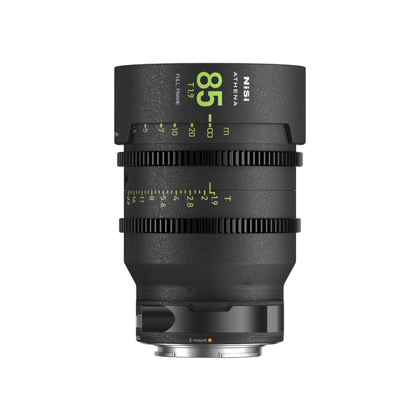 NiSi Athena Prime Full-Frame 85mm T1.9 (E-mount, Drop-in Filter)