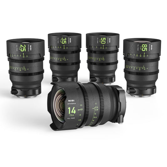 NiSi Athena Prime 5-Lens Kit RF (with extra 4x5.6" Mist Black Filter x1 & 4x5.6" Polarizer Filter x1)