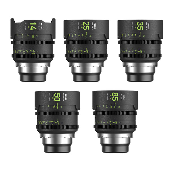 NiSi Athena Prime 5-Lens Kit PL (with extra 4x5.6" Mist Black Filter x1 & 4x5.6" Polarizer Filter x1)