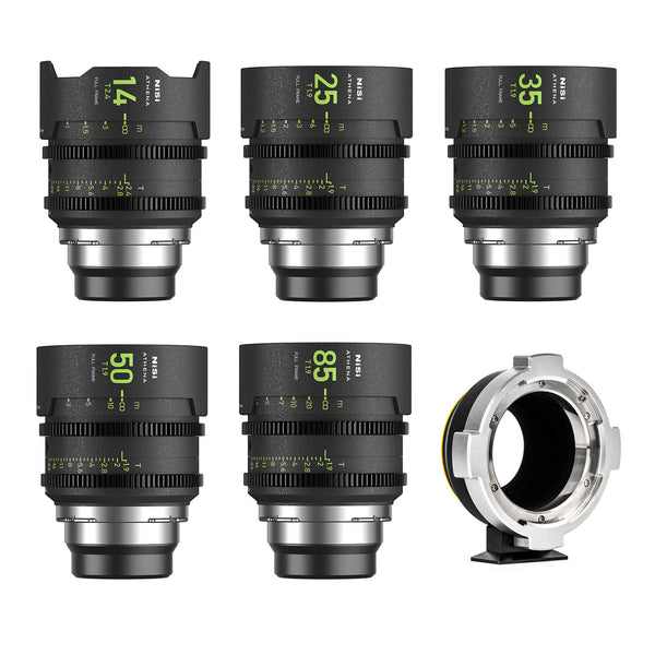 NiSi Athena Prime "PL 5-Lens & Adapter" Kit (with extra 4x5.6" Mist Black Filter x1 & 4x5.6" Polarizer Filter x1)