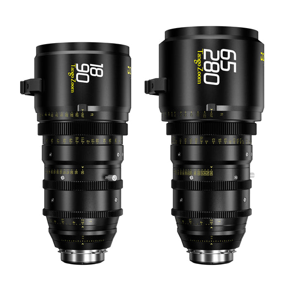DZOFILM Tango 18-90mm T2.9 & 65-280mm T2.9-4 S35 Zoom Lens Bundle (PL & EF)